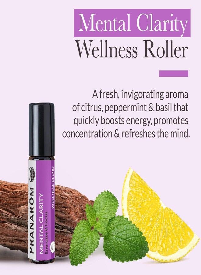 Pranarom - Mental Clarity Roller Wellness Blend - 8ml - Image 2